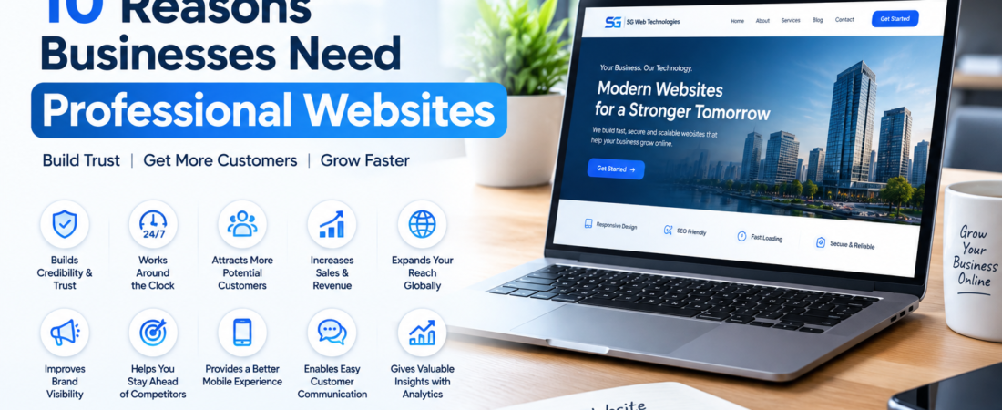10 Reasons Businesses Need Professional Websites